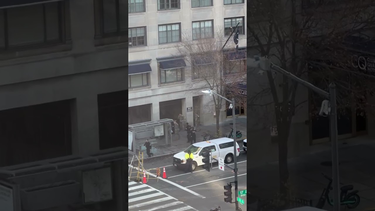 Watch: Aftermath of the National Guard shooting in Washington DC, 1 Suspect Arrested