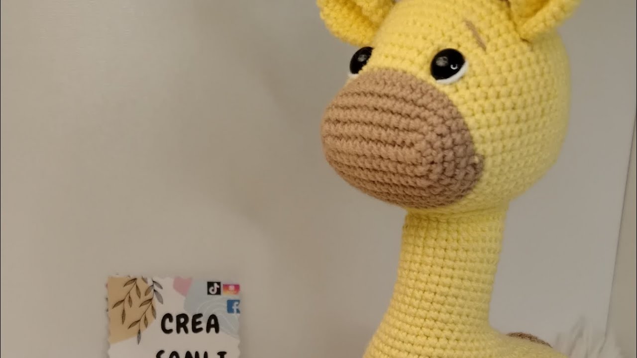 Jirafa a crochet. Unión de patas. Parte 1
