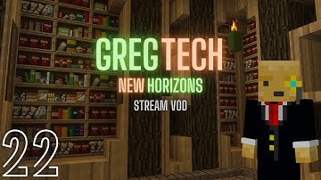 Gregtech New Horizons [Stargate Run] - Stream VOD Day 22: MV Circuit Upgrades!