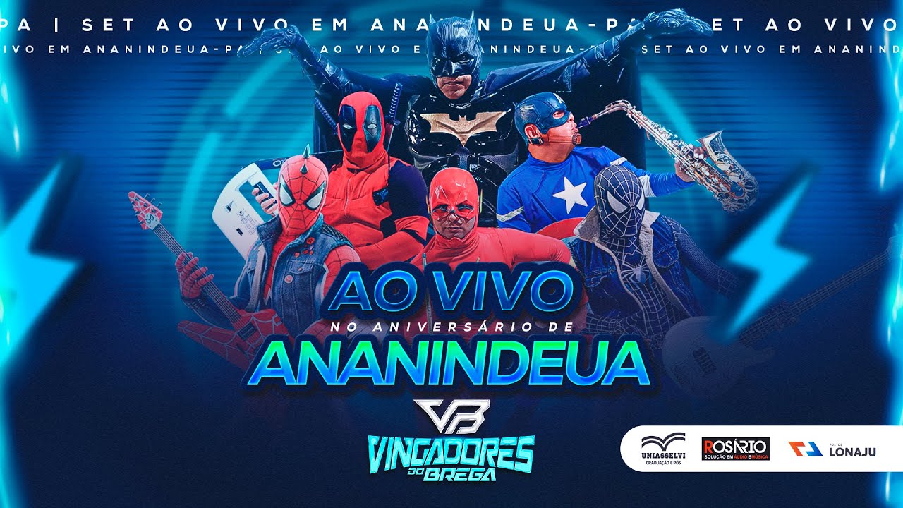 Vingadores do Brega (AO VIVO) No Aniversário de 79 Anos de Ananindeua-Pa #2023