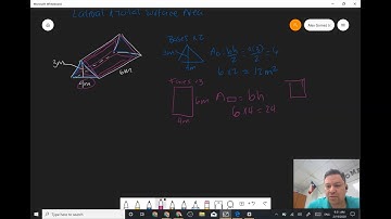 Surface Area of Prisms and Pyramids - Equilateral Triangular Prism