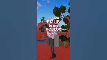 I added EMUS to my ROBLOX game #roblox #robloxdev #robloxgamedesign