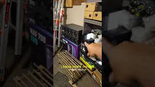 New Dewalt Rack for the Crytpo Mining Farm! #cryptomining #cryptomining #bitcoinmining