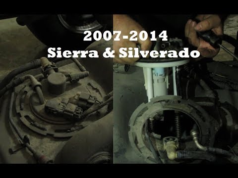 GMC Sierra 2007-2014 Fuel Pump Removal