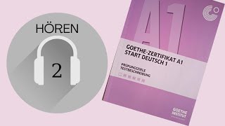 Goethe-Zertifikat A1 | Hören (mit Lösungen) | 2