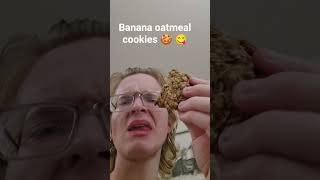 banana oatmeal cookies 🍪 #foryou #coolvibes #cookies #baking #oatmealcookies