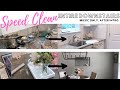 ENTIRE DOWNSTAIRS  SPEED CLEAN | KITCHEN, LIVING ROOM, DINING ROOM, HALF BATH