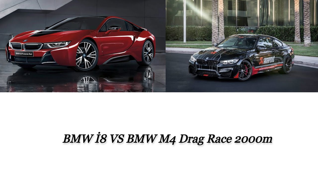 Assetto Corsa BMW İ8 VS BMW M4 Drag Race 2000m - YouTube