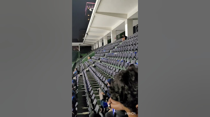 persiapan nobar final liga champion @ tenis indoor senayan