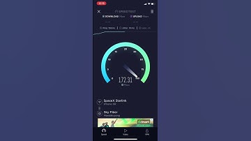 SpaceX Starlink speed test #starlink #spacex