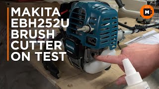 Makita Petrol Brush Cutter EBH252U Full unboxing and test