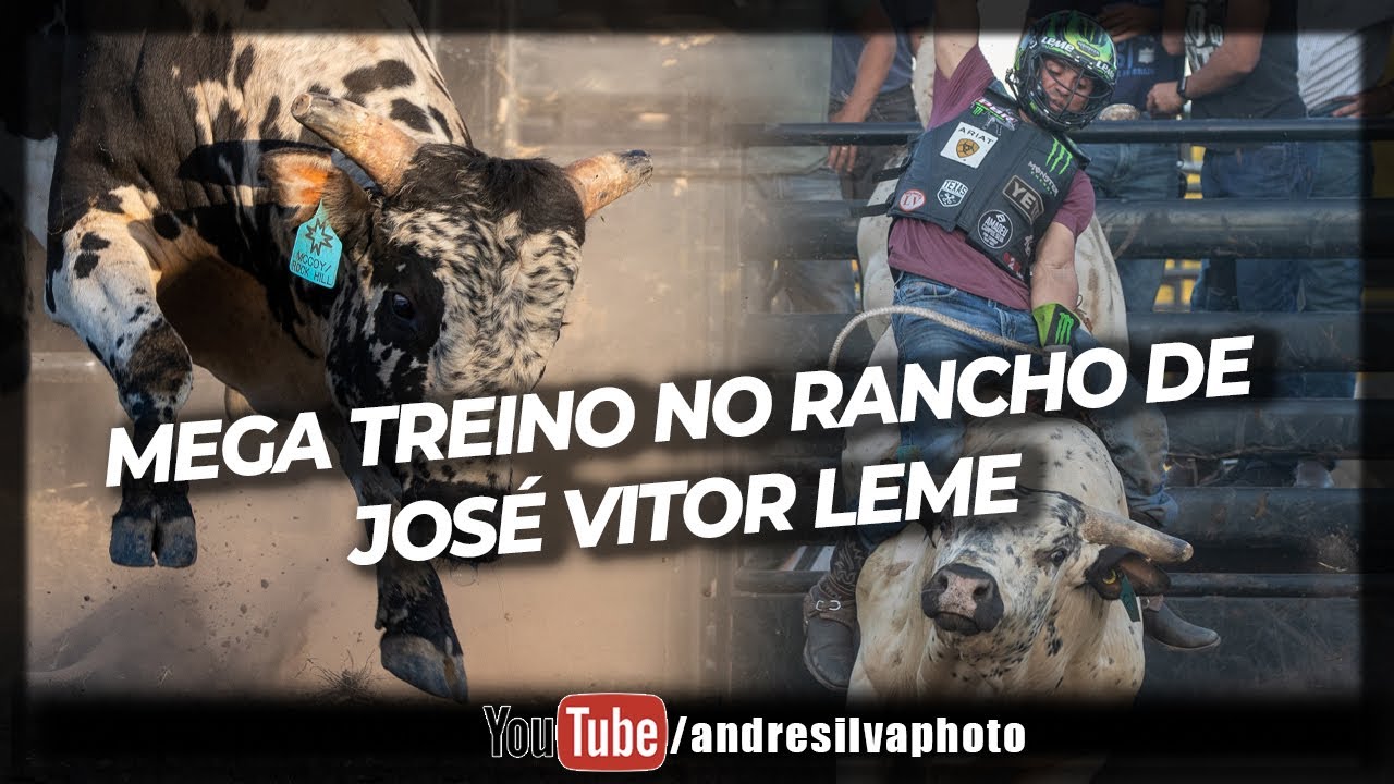 Mega treino no rancho do atual campeão mundial José Vitor Leme, com a presença dos touros de McCoy