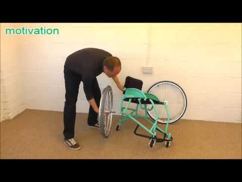 Assembling your Motivation Multisport wheelchair - YouTube