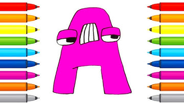 How To Draw Alphabet Lore Letter A Easy Step By Step Drawing Tutorial