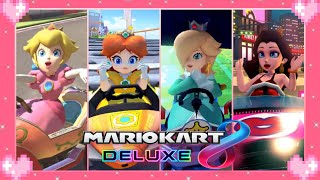 💗 Mario Kart 8 Deluxe - Peach, Daisy, Rosalina, Pauline Gameplay 💗