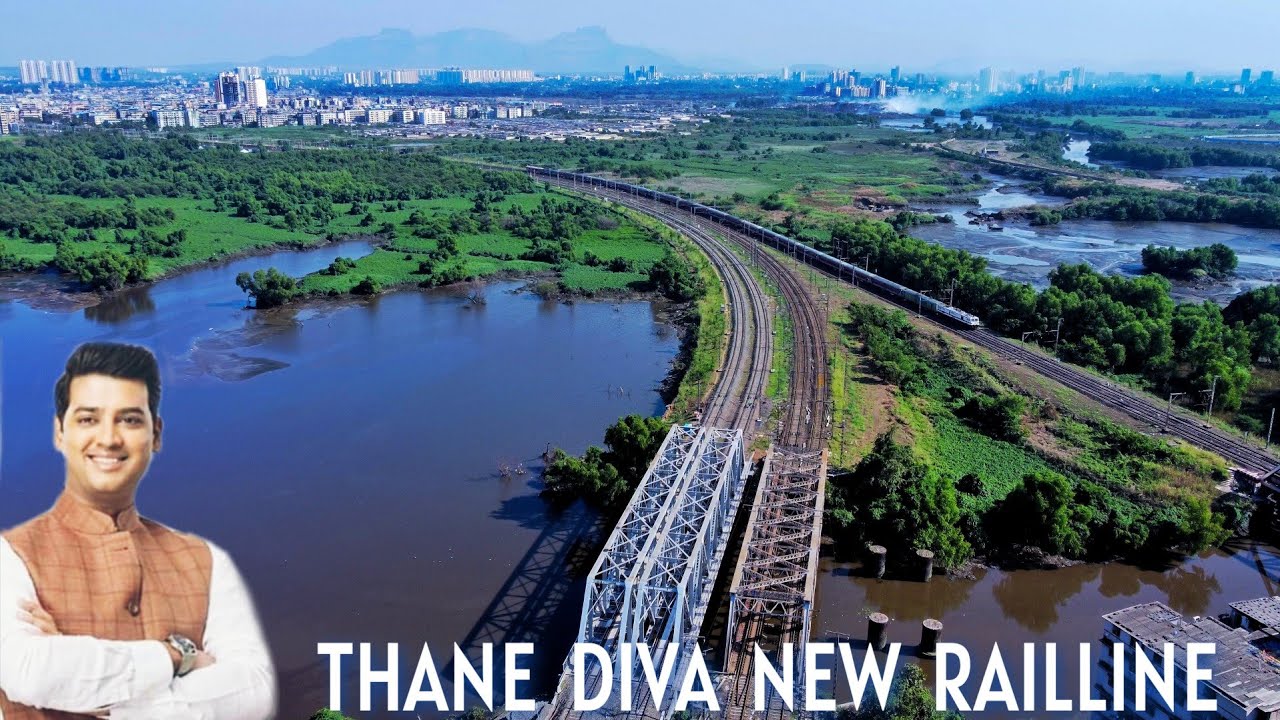 Thane Diva New 5th-6th Rail lines Started after long time