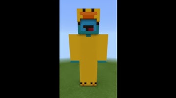 Building Skeppy’s Duck Skin Statue in Minecraft | Minecraft Builds #Shorts