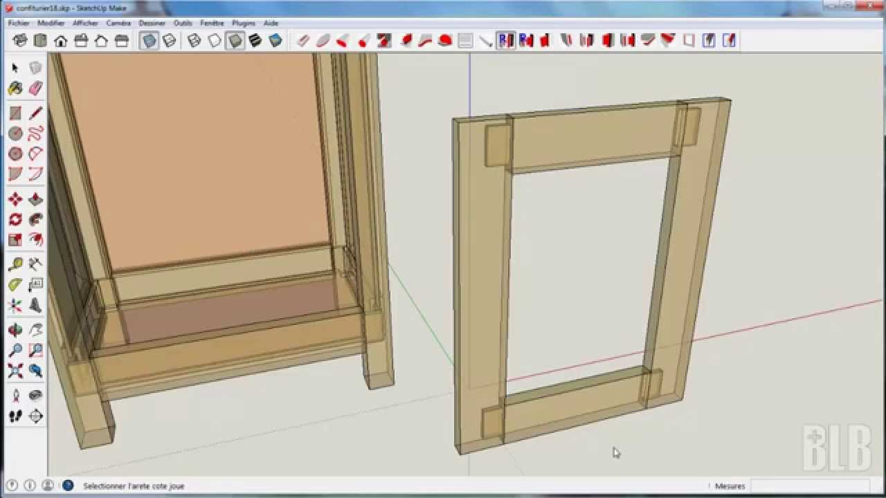 Conception d'un confiturier avec SketchUp (part3)