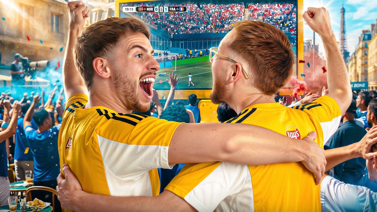 J’AI ORGANISÉ UNE FÊTE GÉANTE POUR VOIR UN MATCH de COUPE DU MONDE ! (c’était incroyable mdrr)