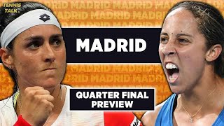 Jabeur vs Keys | Madrid Open 2024 QF | Tennis Prediction