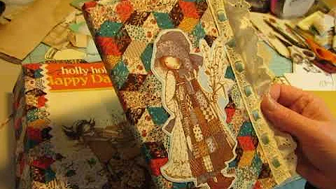 Adding Pockets to Holly Hobbie Journals (This is t...