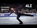 Yuzuru HANYU: QUAD LUTZ (4Lz)