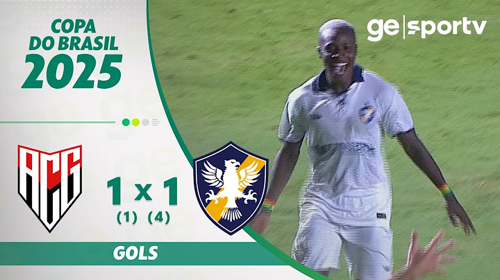 ATLÉTICO-GO 1 (1)X(4) 1 RETRÔ  | GOLS | COPA DO BRASIL 2025 | ge.globo