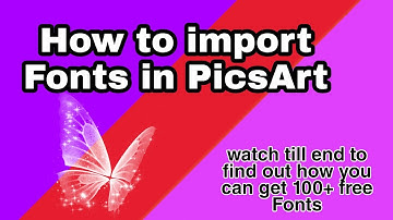 How to import Fonts in PicsArt| 100+ fonts free giveaway| TutorialsbySaniya 🦋