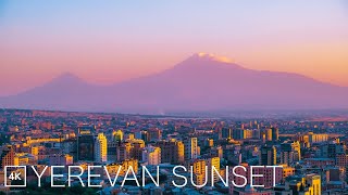VERY BEAUTIFUL Sunset walk in  Yerevan, Armenia! - Valentine&#39;s day in Monument and Cascade