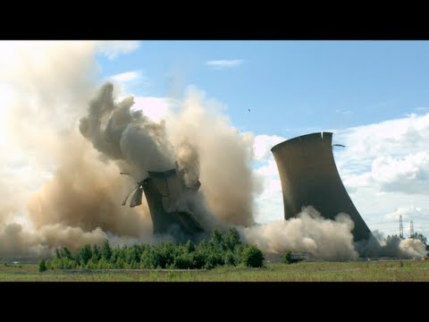 Towers Collapsing in Slow Motion - The Slow Mo Guys