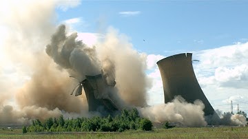 Towers Collapsing in Slow Motion - The Slow Mo Guys