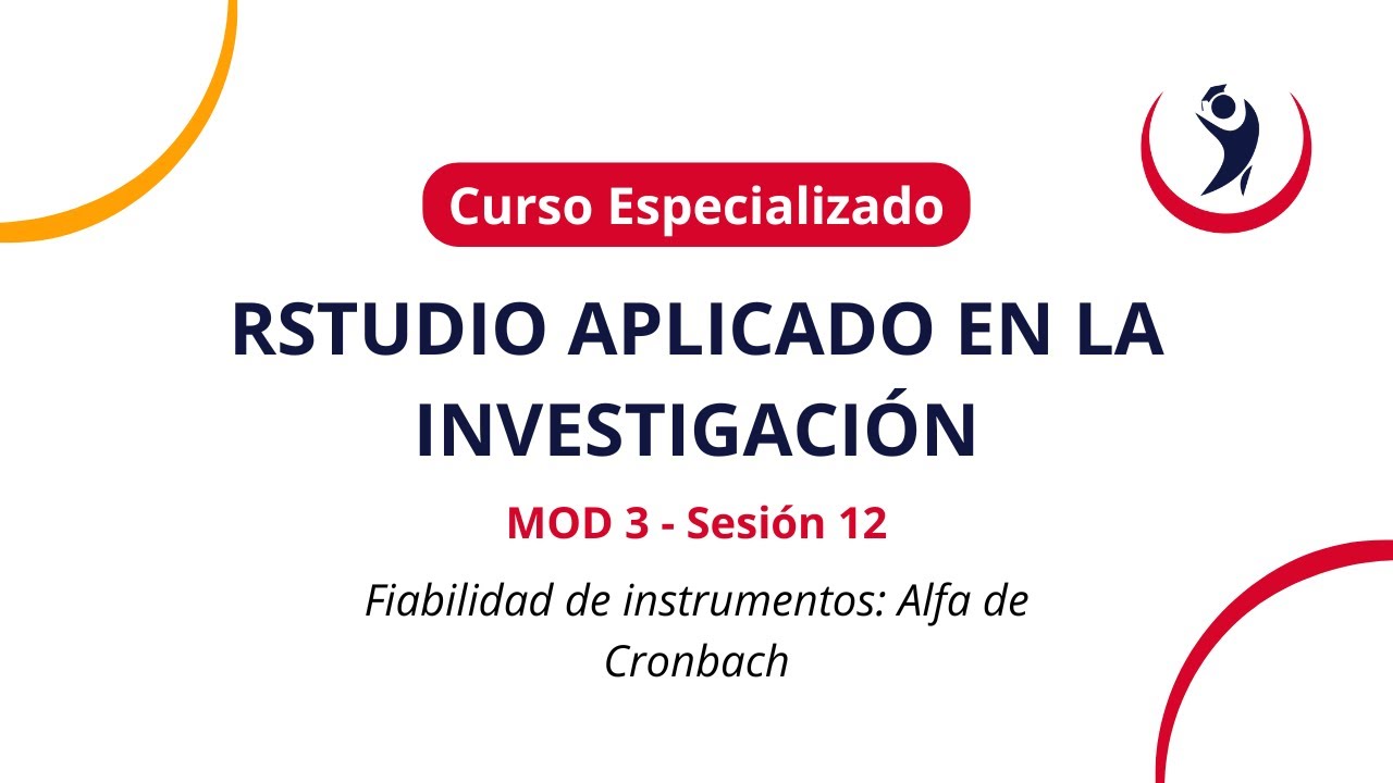 Sesión 12 N°: Fiabilidad de instrumentos Alfa de Cronbach — Transcript