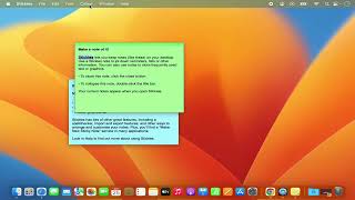 How to Use Sticky Notes or Stickies on MacBook / Mac / MacOS screenshot 4