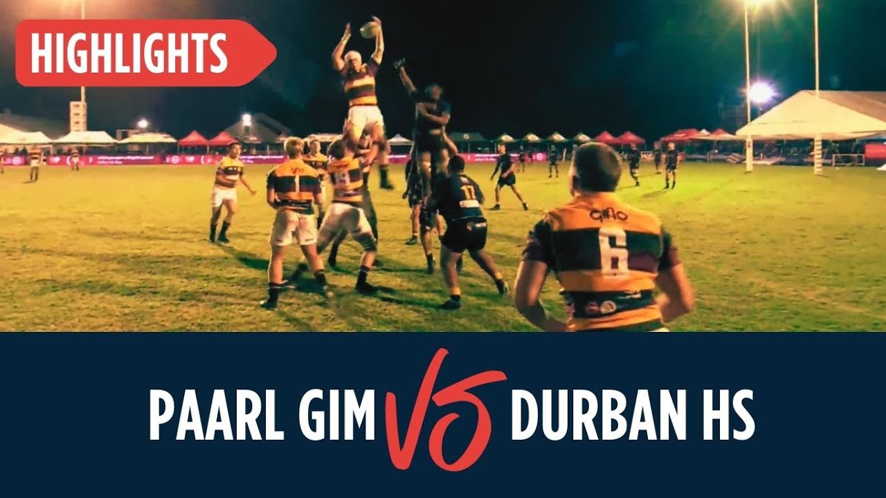 Rugby - Paarl Gimnasium vs Durban High School - ABSA Wildklawer - 3 May 2025