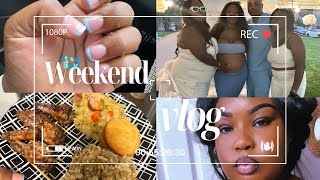 Weekend VLOG | baby shower, brunch, self care + more