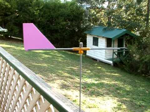 Windvane wind indicator - YouTube