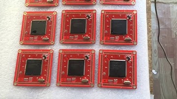 Pick & Place machine SMALLSMT  VP-2500D placing a TQFP 208 fine pitch IC