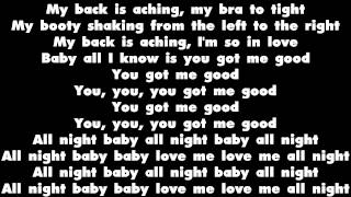 Video thumbnail of "Ciara - Got Me Good - Lyrics"