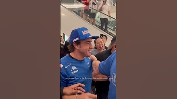 Fernando Alonso & Esteban Ocon￼ at the Singapore Alpine A110S launch event on 29 September 2022