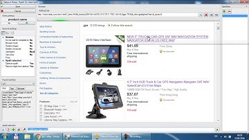 Ebay data extraction setup