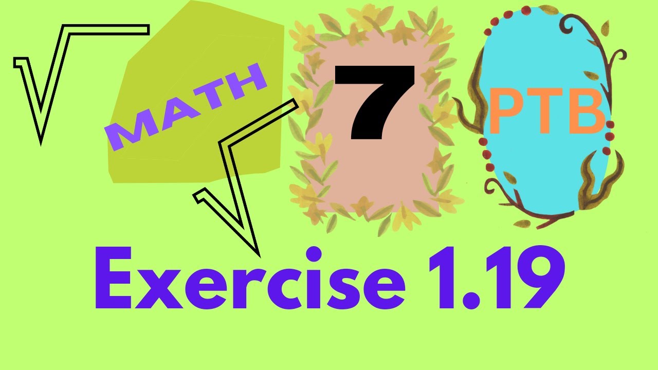 class 7 math exercise 1.19 | math ptb | class 7 maths chapter 1| square ...