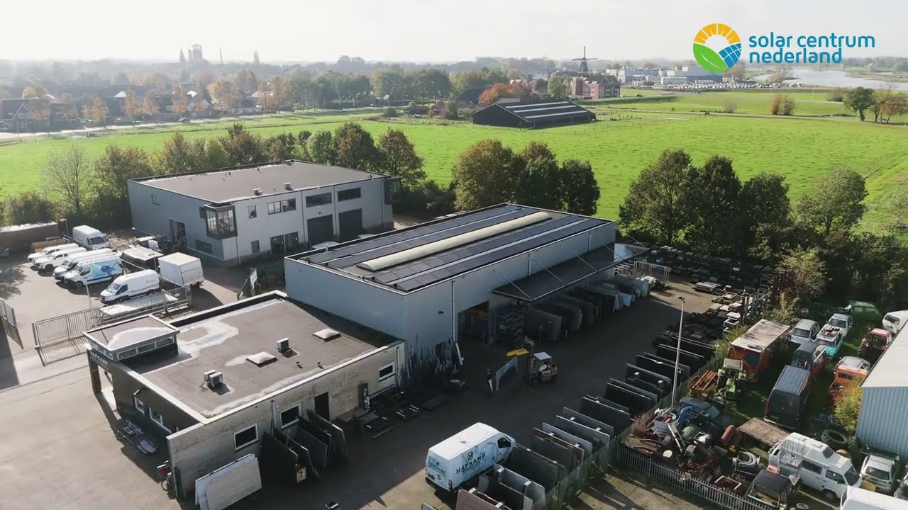 Hafkamp Natuursteen verduurzaamd met 150 zonnepanelen geïnstalleerd door Solar Centrum Nederland