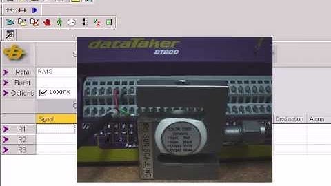 Tutorial for Connecting a Load Cell on the dataTaker DT800