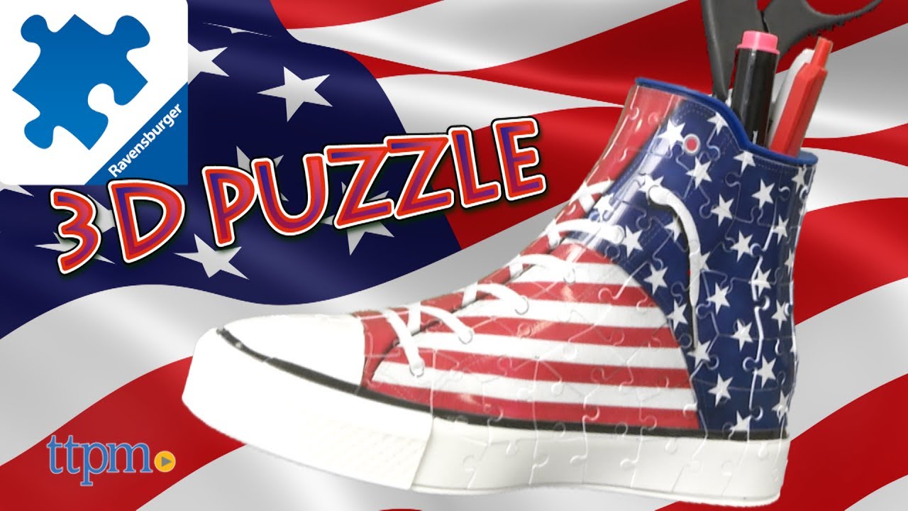 3D Puzzle Sneaker from Ravensburger - YouTube