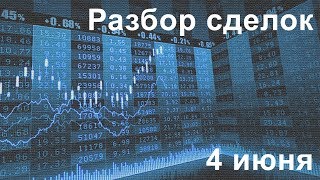 Разбор сделок 4 июня. Подготовка и обучение трейдеров FOREX Разбор сделок 4 июня. Подготовка и обучение трейдеров FOREX