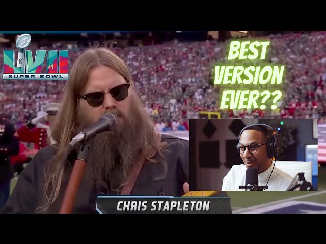 Super Bowl 2023-Chris Stapleton National Anthem Best Version Ever?#superbowl  #chrisstapleton #singer 