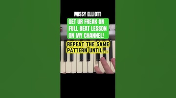 Thumbnail of “Get Ur Freak On” Piano Lesson #beattutorial #pianolesson #missyelliott #geturfreakon
