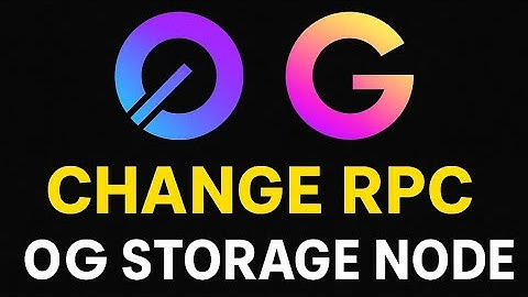 Quick Update Change RPC in 0G Storage Node in 1 Minute  + Restart Guide