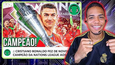 O IMPARÁVEL  🤖🎵 CRISTIANO RONALDO FEZ DE NOVO! CAMPEÃO DA NATIONS LIGUE AOS 40 ANOS! REACT