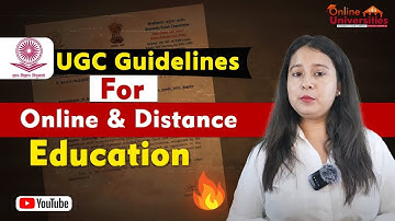 Ultimate UGC Guidelines for Students @onlineuniversitiess #explore #modesofeducation #ugcguideline